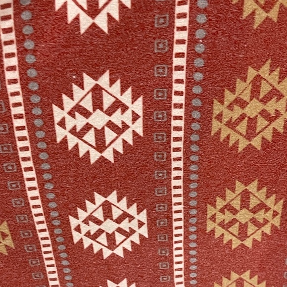 LulaRoe Jody Faux Wrap Dress Aztec Boho Print Size Medium - Picture 3 of 5